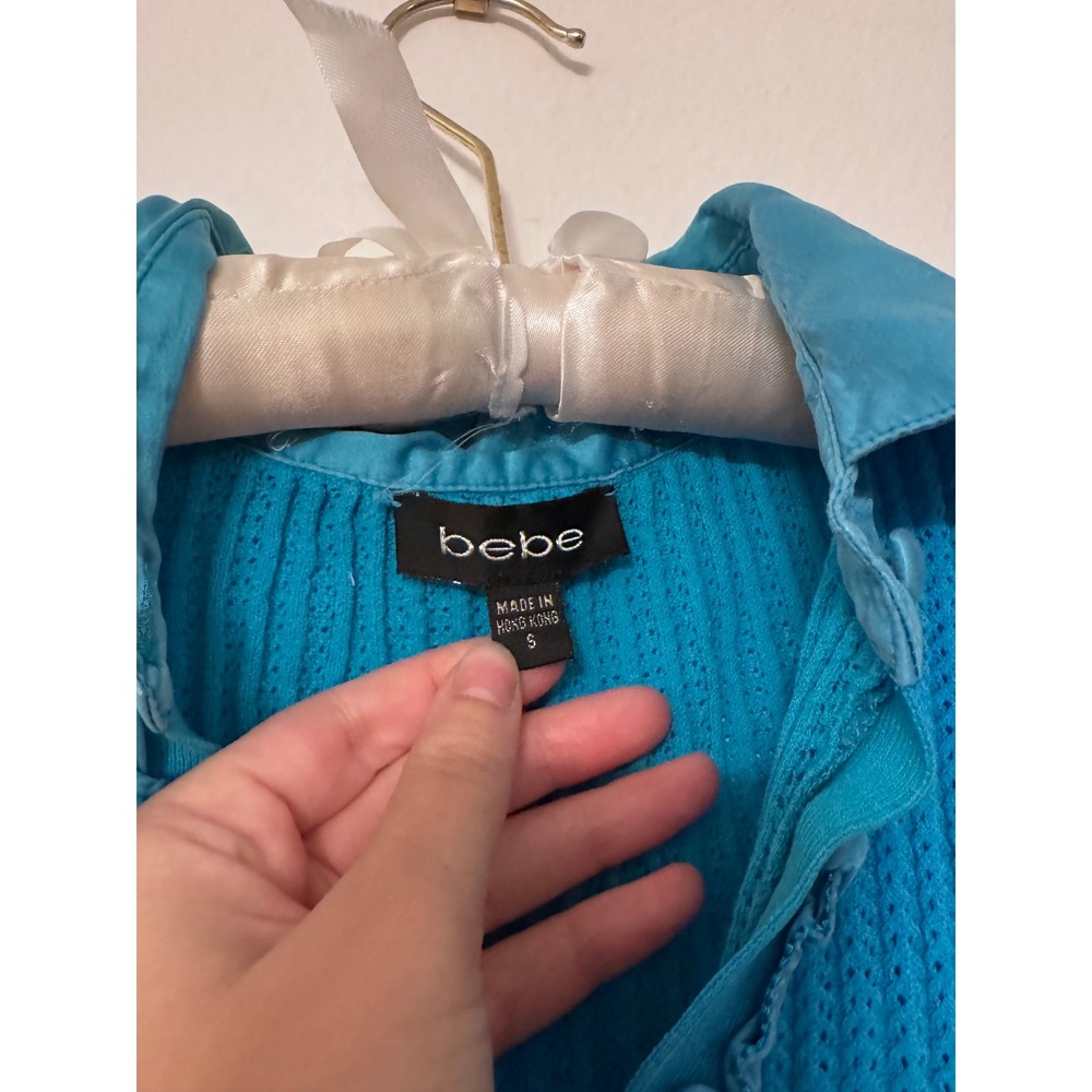 Vintage Bebe Blue Top - Picture 2 of 4